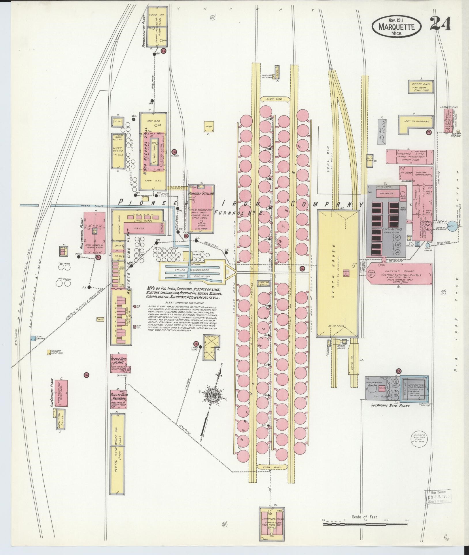 Pioneer Furnace Site Map